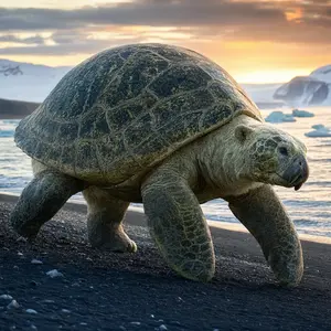 Polar bear + Sea turtle